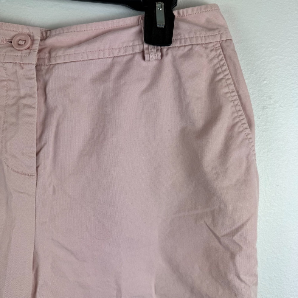PENDLETON Womens Bermuda‎ Pink denim 12" Shorts - Size 8
